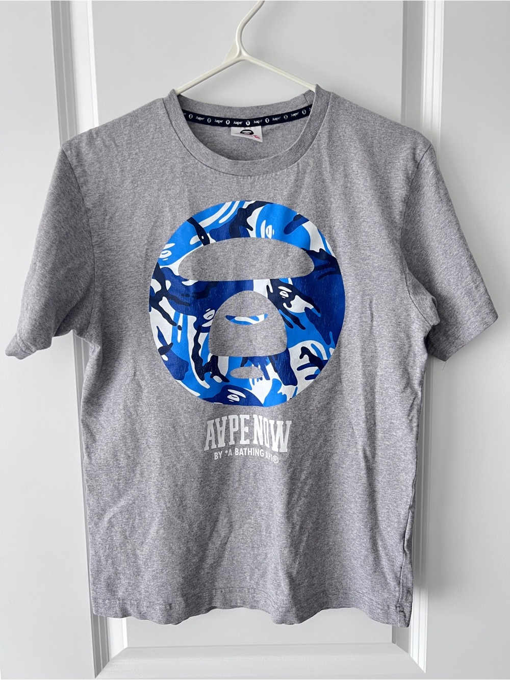 AAPE by A Bathing Ape grey graphic tee